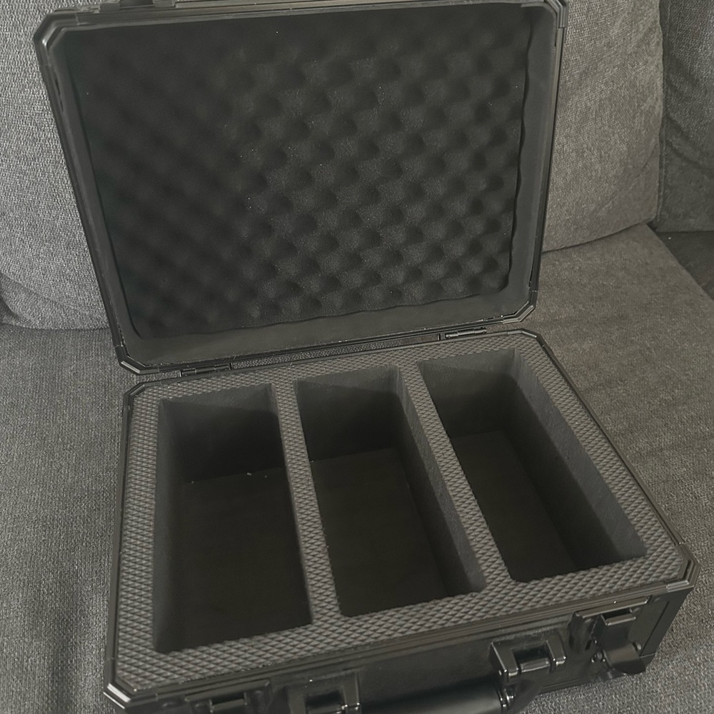 Black Sports/TCG Storage Case - 3 Rows